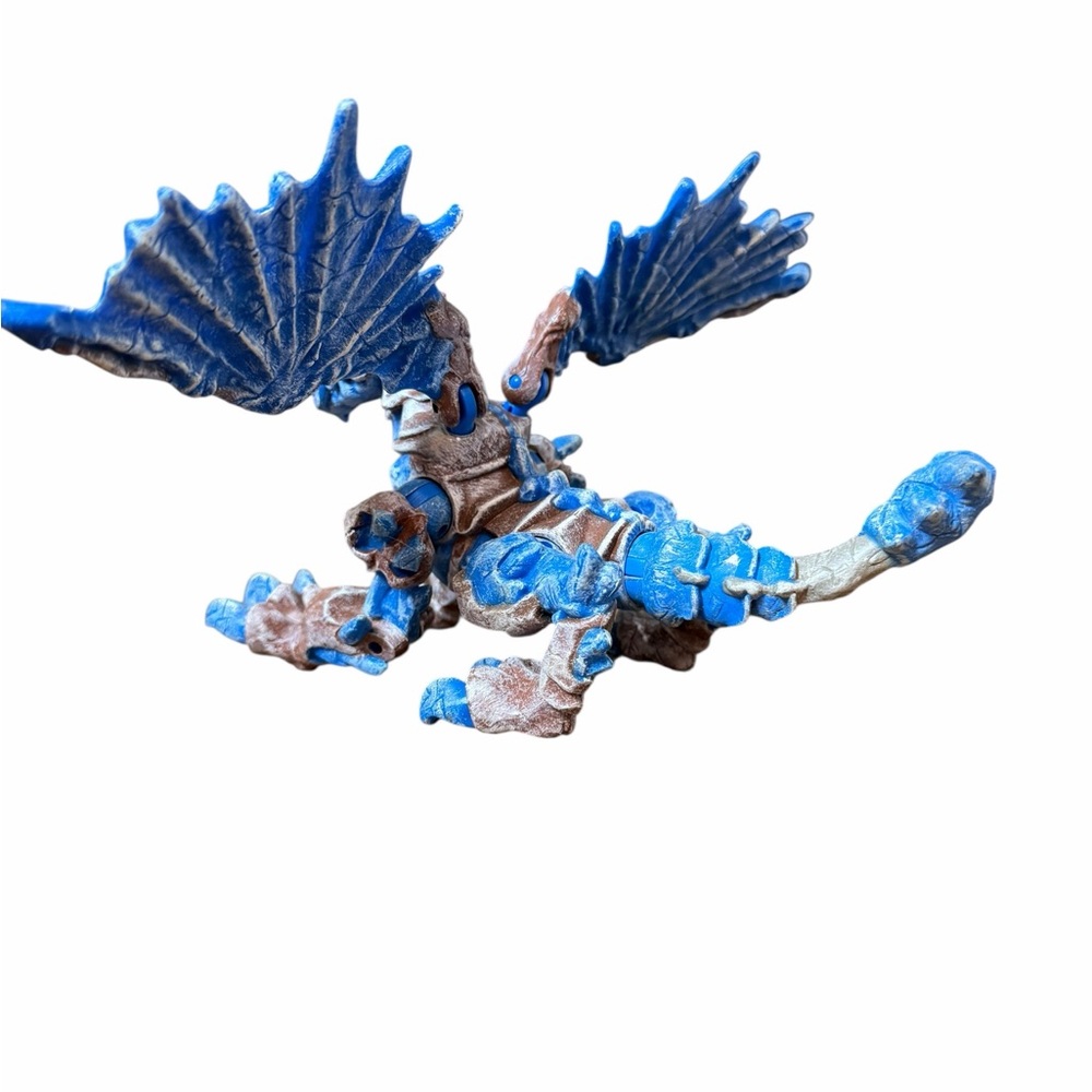 Vintage Mega Bloks Fire & Ice Blue Frost Dragon 9875 - Picture 6 of 9